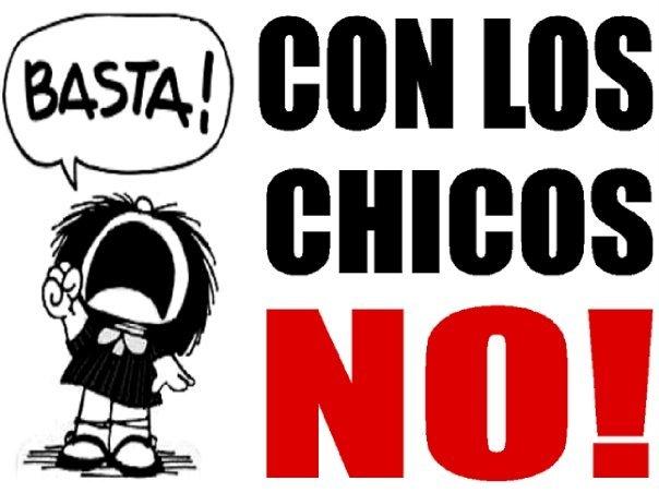 con los chicos no mafalda
