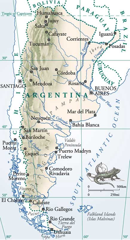 mapa argentina